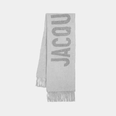 Jacquemus L'echarpe  Scarf -  - Wool - Grey