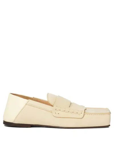 Jacquemus Les Mocassins Carré Loafers & Slippers In Yellow