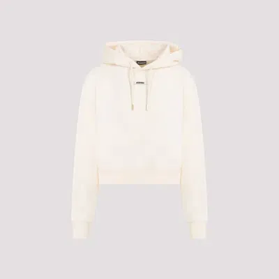 Jacquemus Le Hoodie Gros Grain In Neutrals