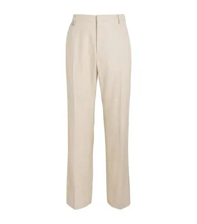 Jacquemus Melo Tailored Trousers In Beige