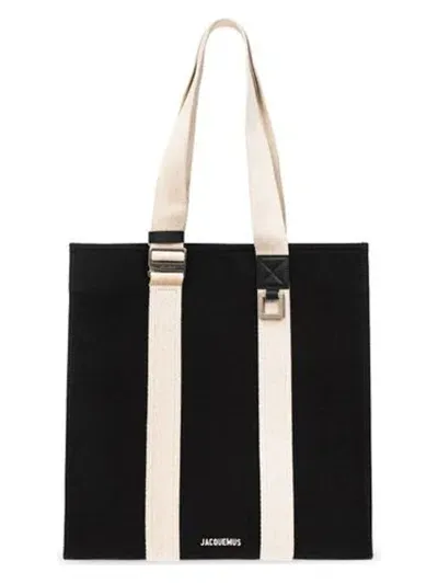 Jacquemus Le Cabas Cuerda Tote Bag In Black