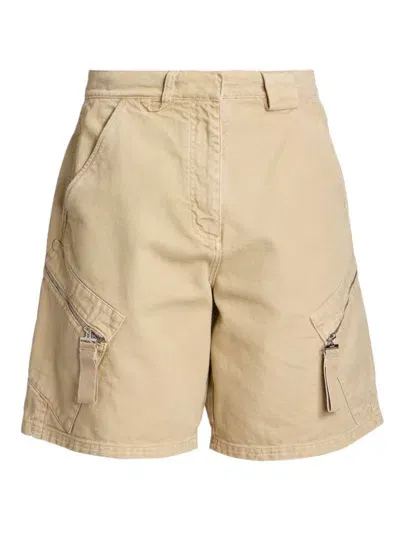 Jacquemus Le Short Marrone Shorts In Beige