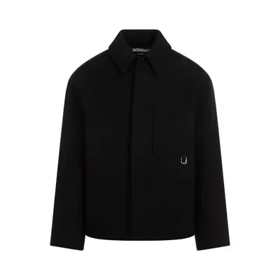 Jacquemus Men's Short Coat The Short Court Coat In Nero