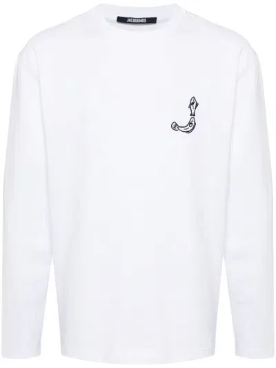 Jacquemus Le Merù Manches Longues T-shirt In White