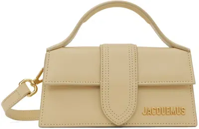 Jacquemus Les Classiquesコレクション オフホワイト Le Bambino バッグ In 120 Ivory