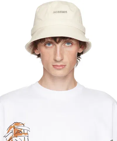 Jacquemus Off-white Les Classiques 'le Bob Gadjo' Hat In 110 Off-white