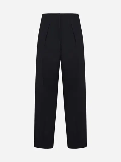 Jacquemus Black Les Sculptures 'le Pantalon Ovalo' Trousers