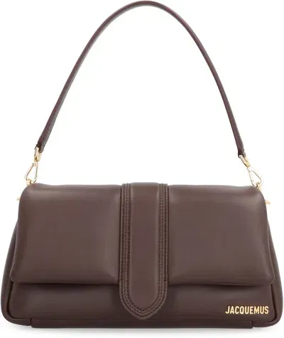 Jacquemus Padded Shoulder Bag In Brown