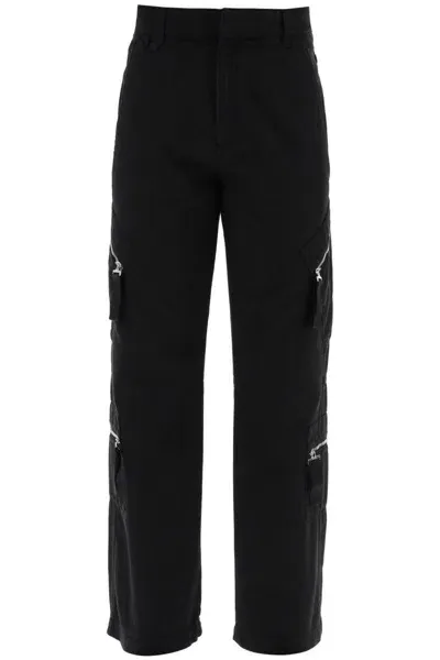 Jacquemus Brown Cargo Pants For Men In Black