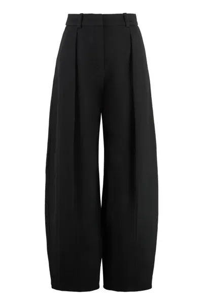 Jacquemus Paseo Jersey Trousers In Black