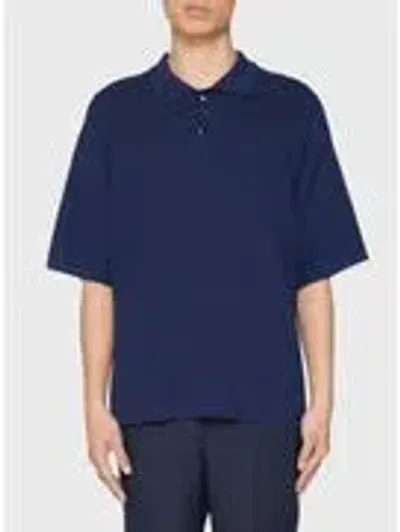 Jacquemus Polo Shirt In Blue