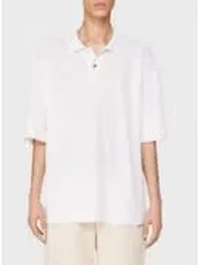 Jacquemus Polo Shirt In 110 - Off-white