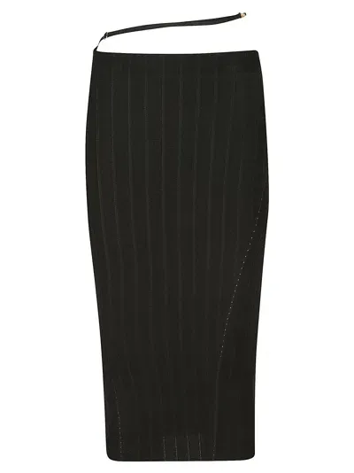 Jacquemus Pralu Skirt In Black