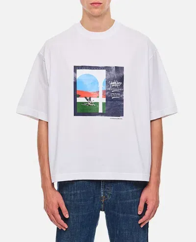 Jacquemus Printed Cotton T-shirt In White