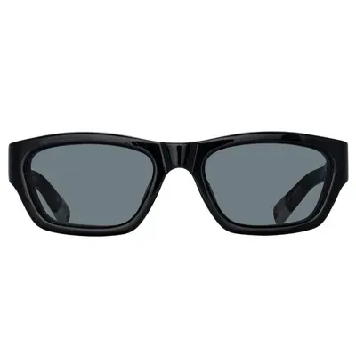 Jacquemus Rectangle Frame Sunglasses In Black