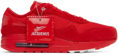 Jacquemus Red  Edition Air Max 1 86 Sneakers In University Red/metal