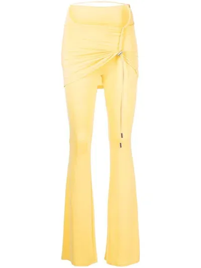 Jacquemus Resort Le Pantalon Espelho In Orange