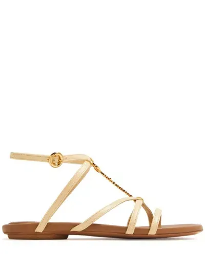 Jacquemus Sandals In Off White