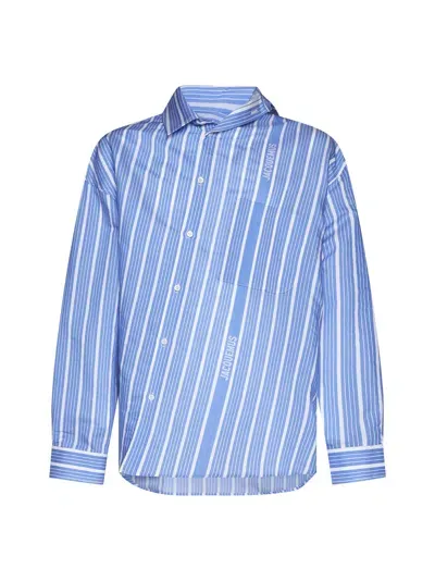 Jacquemus Shirt In Blue,white