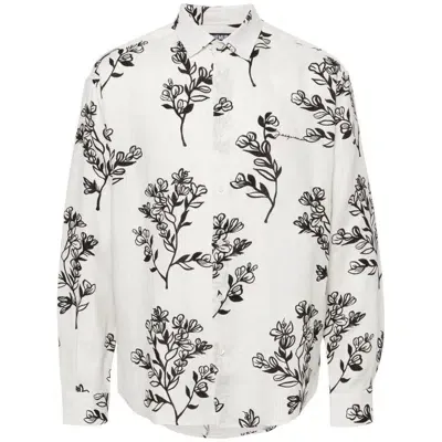 Jacquemus Shirts In Print Black Flowers