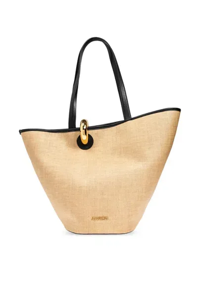 Jacquemus Le Bambola Bucket Bag In Beige