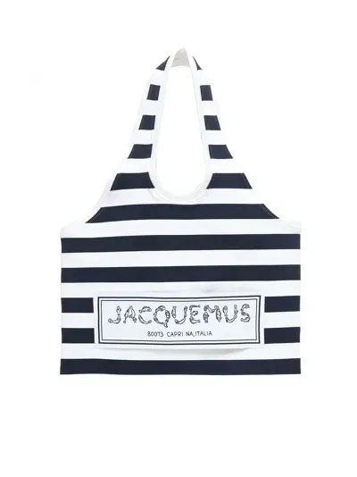 Jacquemus Shoulder Bag In Navy