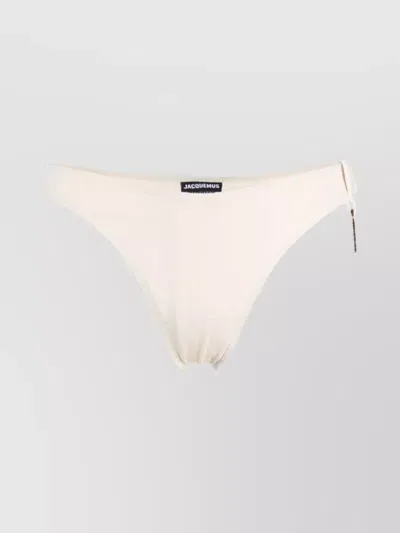 Jacquemus Le Bas De Maillot Signature Bikini Bottoms In Neutrals