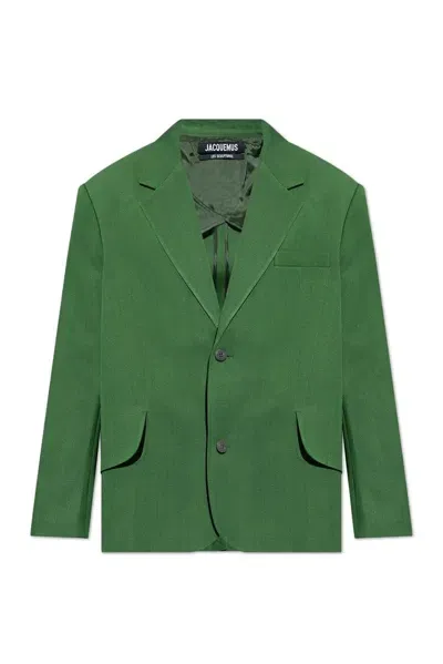 Jacquemus Soft Blazer In Green