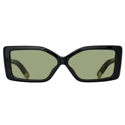 Jacquemus Spiaggia Sunglasses In Black