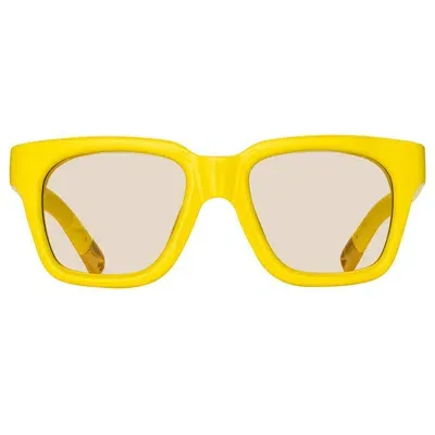 Jacquemus Square Frame Sunglasses In Yellow