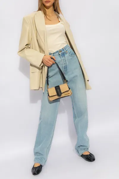 Jacquemus Le De-nîmes Droit Straight-leg Jeans In Light Blue