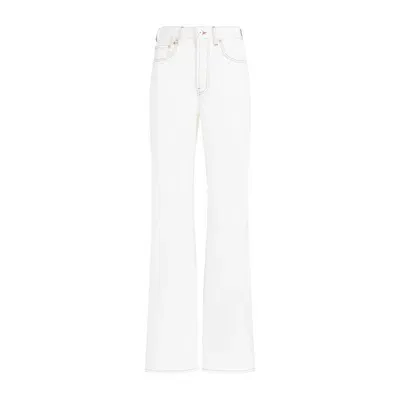 Jacquemus Straight Leg Jeans In White