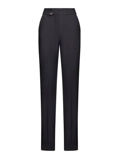 Jacquemus Straight-leg Trousers In Black