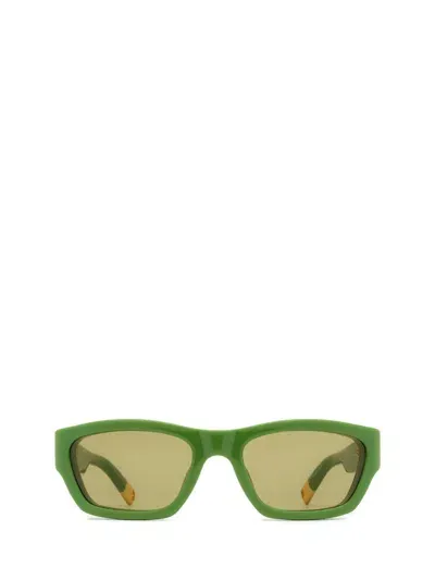 Jacquemus Sunglasses In Jade Green