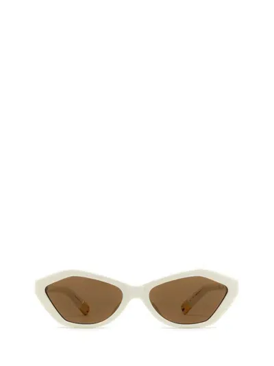 Jacquemus Sunglasses In White