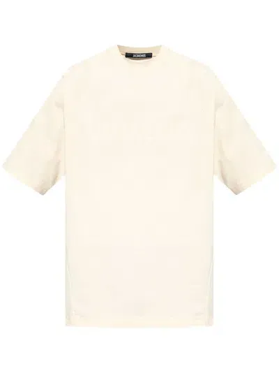 Jacquemus Logo-print Cotton T-shirt In 中間色