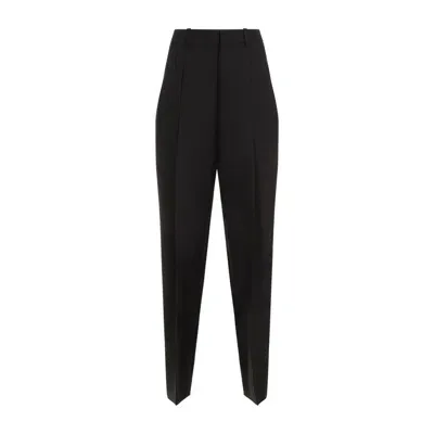 Jacquemus Tapered Trousers In Black