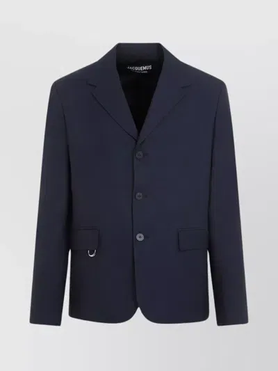 Jacquemus Single-breasted Blazer In Blue