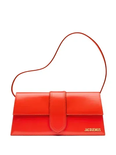 Jacquemus The Long Bambino Shoulder Bag In Orange