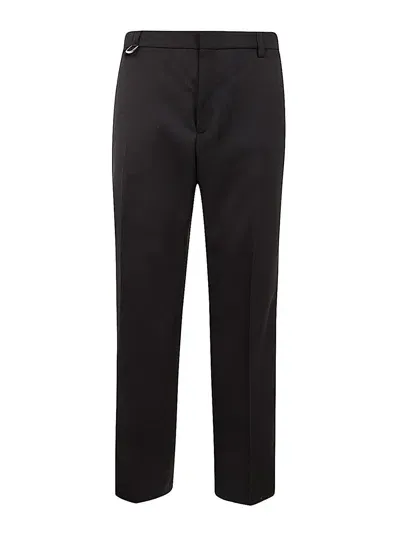 Jacquemus Mens Black Le Pantalon Cabri Tapered-leg Cropped Wool Trousers