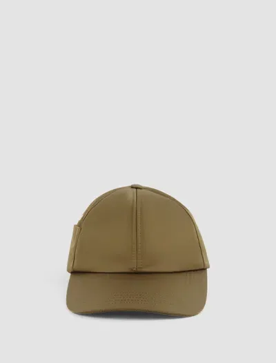 Jacquemus The Ovalie Cap In Khaki