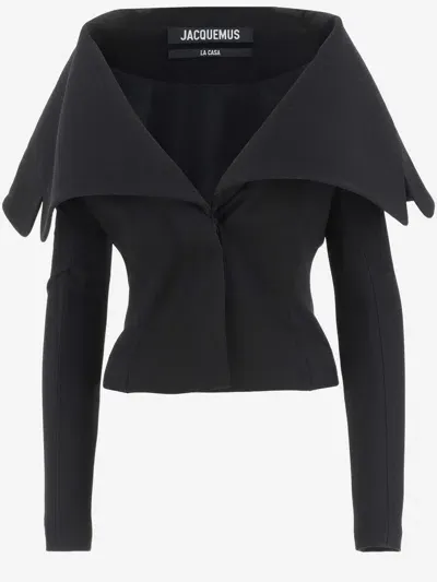 Jacquemus The Robe Jacket In Black