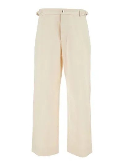 Jacquemus Trousers In Beige