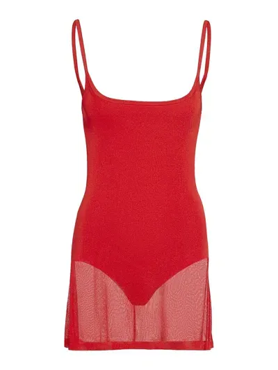 Jacquemus Vestido Midi - Rojo In Red