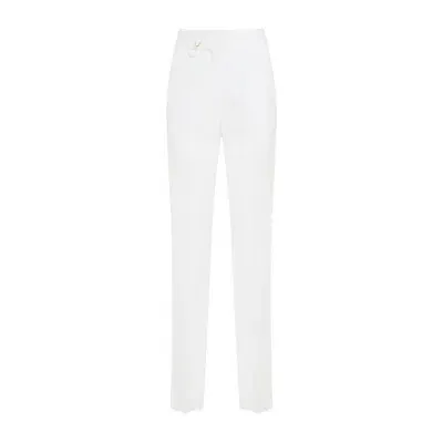 Jacquemus White Viscose Tibau Pants