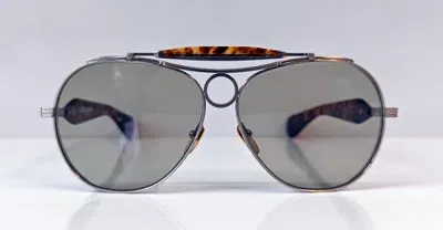 Jacques Marie Mage Aspen - Silver Sunglasses In Silver/brown