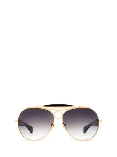 Jacques Marie Mage Aspen Aviator Frame Sunglasses In Multi