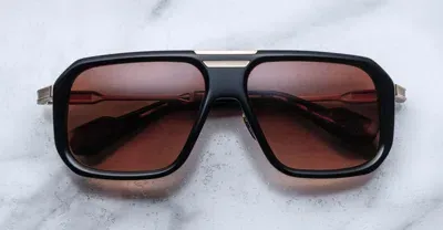 Jacques Marie Mage Donohu - Noir Sunglasses In Black/gold