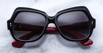 Jacques Marie Mage Sunglasses In Black, Red