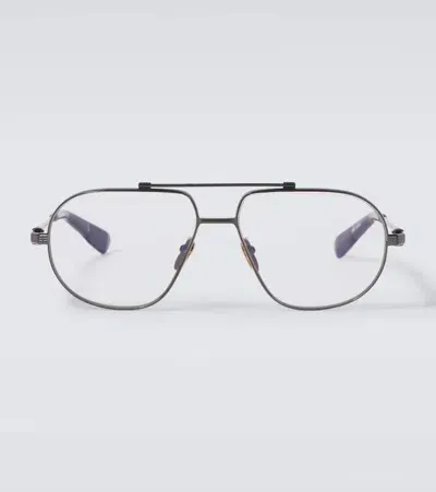 Jacques Marie Mage X George Cortina Hollywood Aviator Glasses In Black